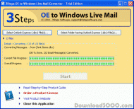 3Steps OE to Windows Live Mail Converter screenshot